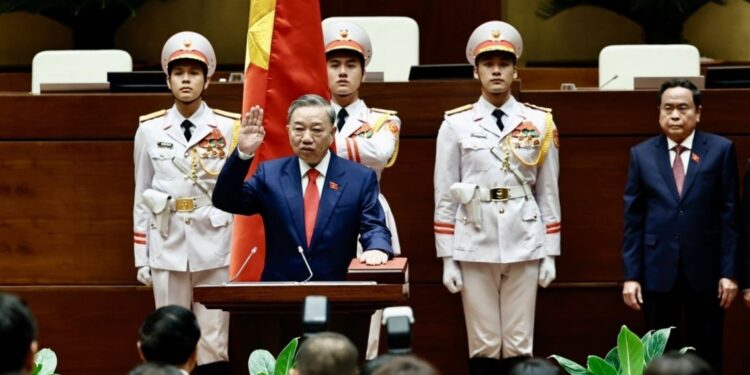 US President Joe Biden congratulates the newly elected Vietnamese president