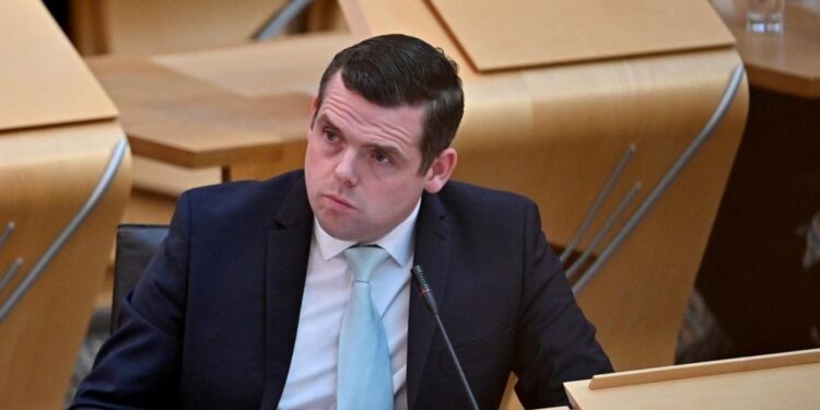 Following the election, Scottish Tory leader Douglas Ross will step down