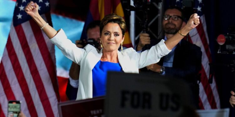 Kari Lake Wins Arizona GOP Primary, Will Face Ruben Gallego in November