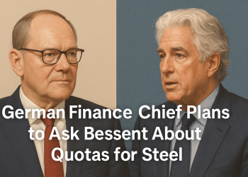 German Finance Chief Plans to Ask Bessent About Quotas for Steel