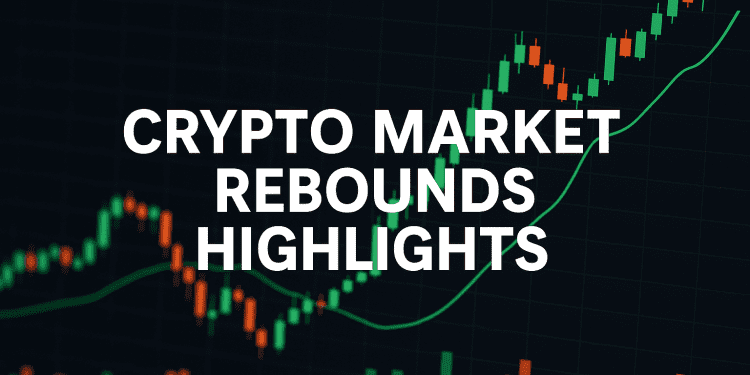 Crypto Market Rebounds Highlights