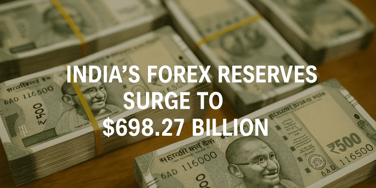 India’s Forex Reserves Surge to $698.27 Billion