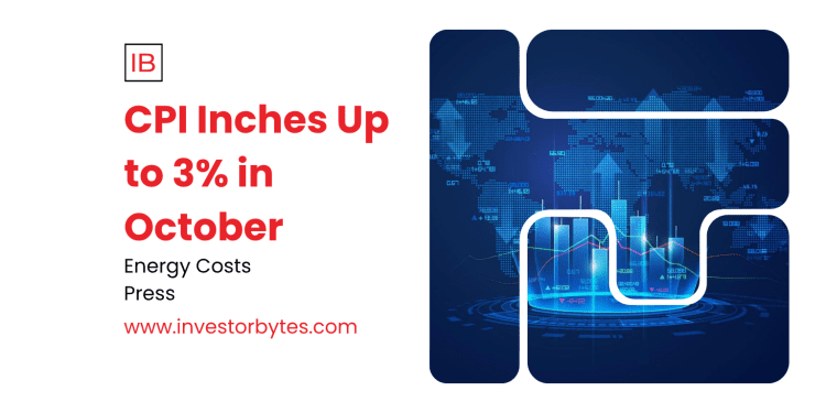 CPI Inches Up to 3% in October