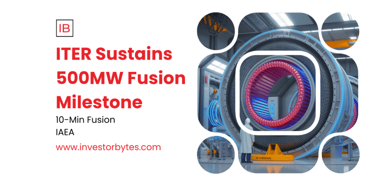 ITER Sustains 500MW Fusion Milestone