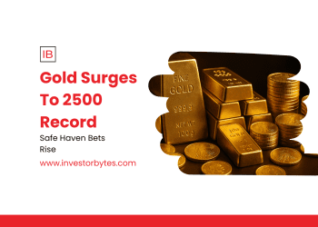 GOLD SURGES TO 2500 RECORD