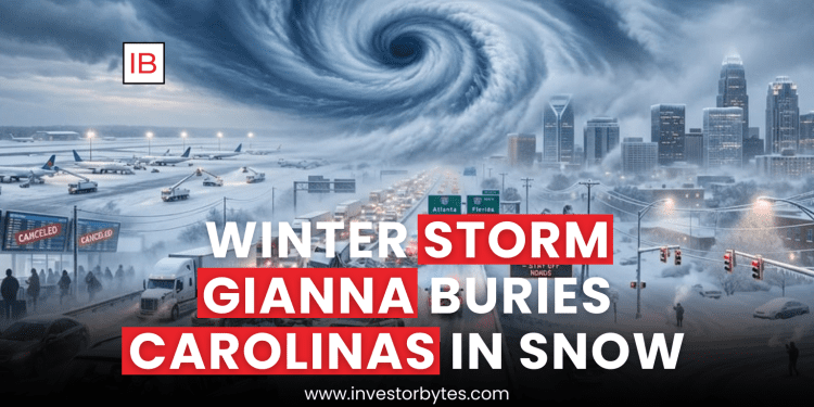 Winter Storm Gianna Buries Carolinas in Snow