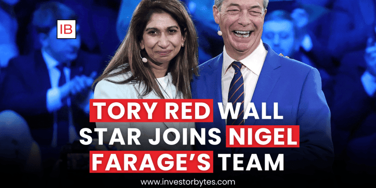 Tory Red Wall Star Joins Nigel Farage’s Team