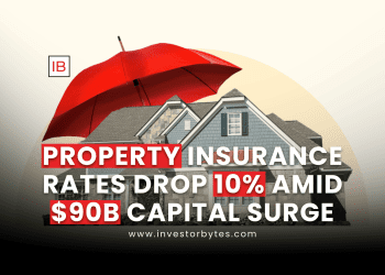 Property Insurance Rates Drop 10% Amid $90B Capital Surge