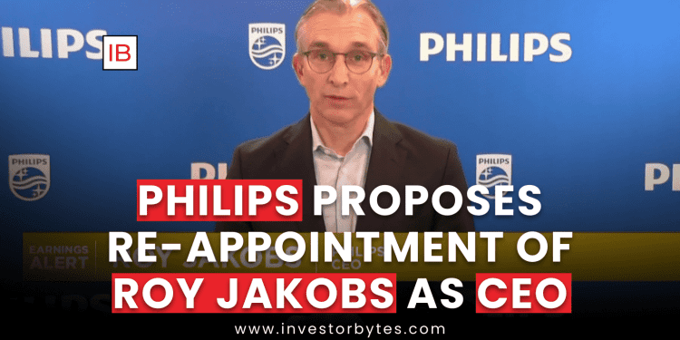 Philips Proposes Re-appointment of Roy Jakobs as CEO