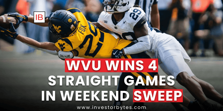 WVU Wins 4 Straight Games in Weekend Sweep