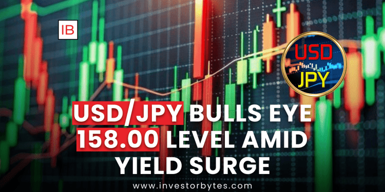 USD/JPY Bulls Eye 158.00 Level Amid Yield Surge