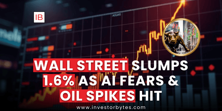 Wall Street Slumps 1.6% as AI Fears & Oil Spikes Hit