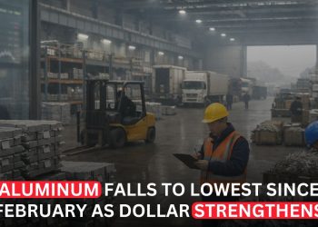 Aluminum Falls to Lowest Level Since February as Stronger Dollar Pressures Commodities