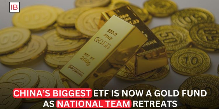 China's Largest ETF Is Now a Gold Fund as State Buying of Stocks Fades