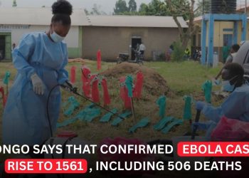 Congo Reports Surge in Ebola Cases to 1,561 as Death Toll Reaches 506