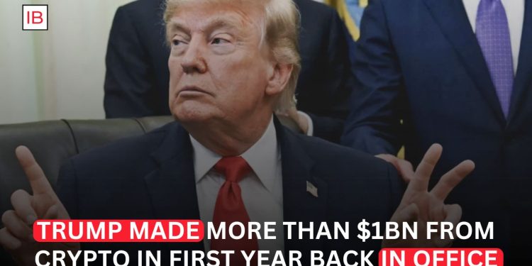 Donald Trump Reports Over $1 Billion in Crypto-Related Earnings in Latest Financial Disclosure