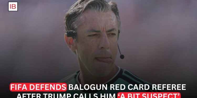 FIFA Defends Referee After Trump Calls Official “A Bit Suspect” Over Balogun Red Card