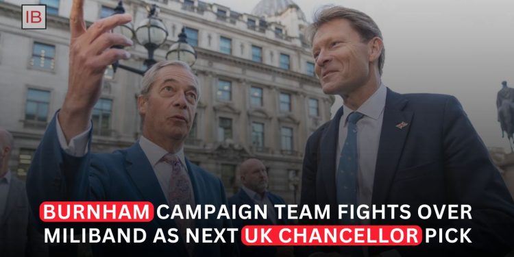 Infighting Reportedly Erupts Within Andy Burnham's Team Over Chancellor Appointment