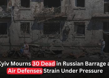 Kyiv Mourns 30 Victims After Deadly Russian Missile and Drone Barrage