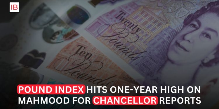 Pound Index Climbs to One-Year High as Markets Welcome Reports of Mahmood as Chancellor
