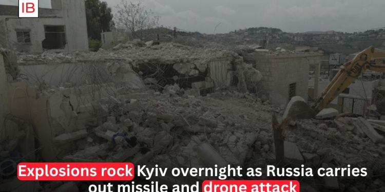 Russia Launches Major Drone and Missile Attack on Kyiv as Air Defenses Respond
