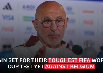 Spain Faces Toughest World Cup Test Against Belgium, Coach Says