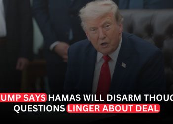 Trump Says Hamas Must Disarm Before Gaza Can Receive New Transitional Government