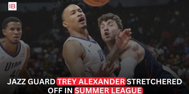 Utah Jazz Guard Trey Alexander Stretchered Off Court During NBA Summer League Game