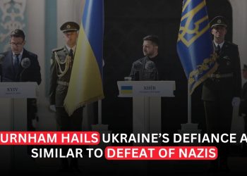 Burnham Hails Ukraine’s Defiance, Comparing Its Struggle With Britain’s Fight Against Nazi Germany
