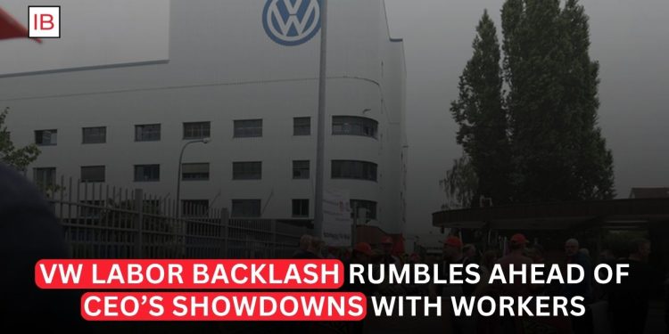 Volkswagen Labor Backlash Grows as CEO Oliver Blume Faces Showdown With Workers